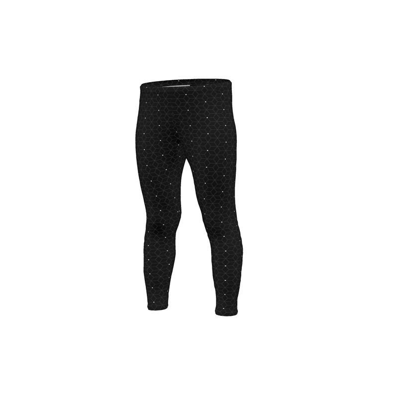Kids Leggings | Midnight Matrix | A01 Mono