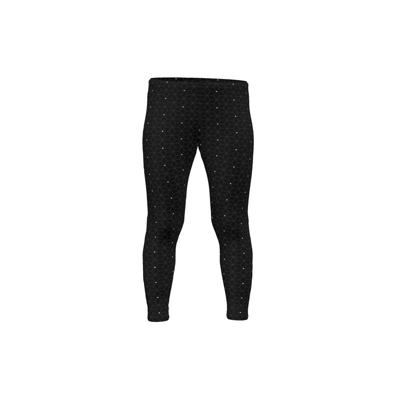Kids Leggings | Midnight Matrix | A01 Mono