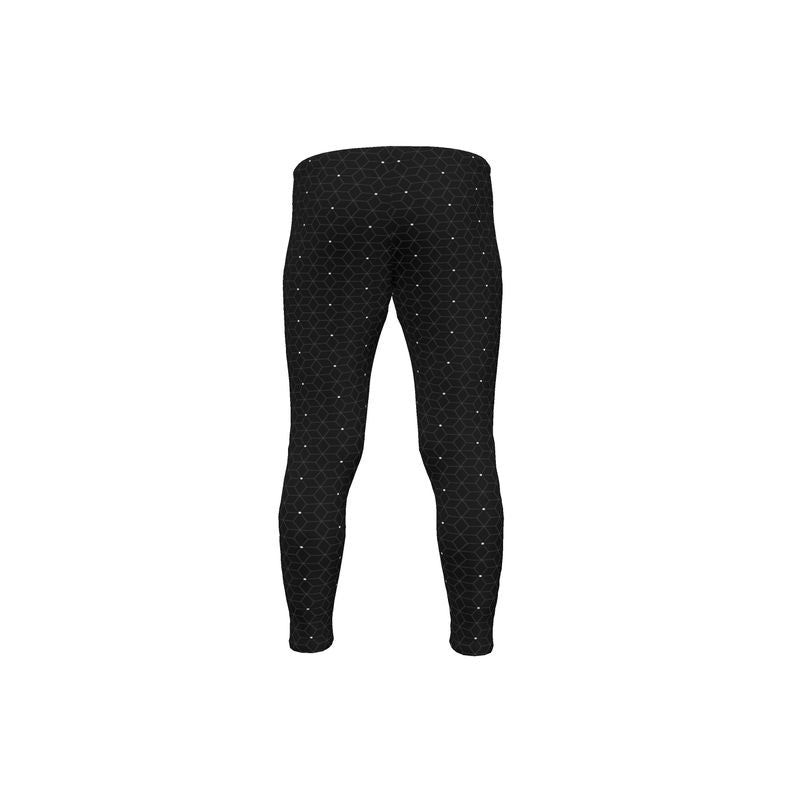 Kids Leggings | Midnight Matrix | A01 Mono