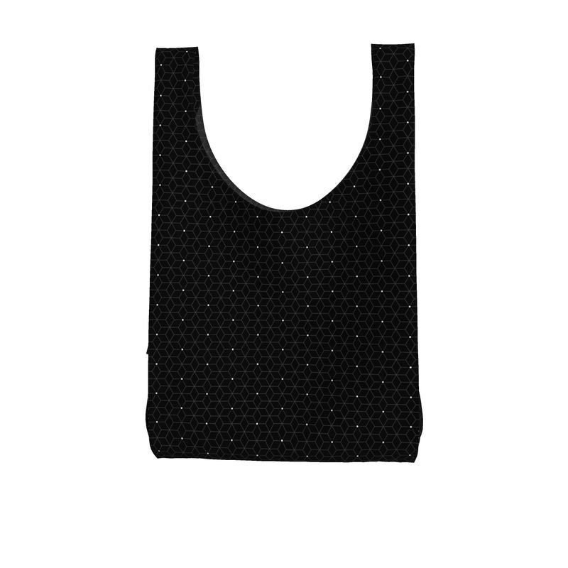 Parachute Shopping Bag | Midnight Matrix | A01 Mono