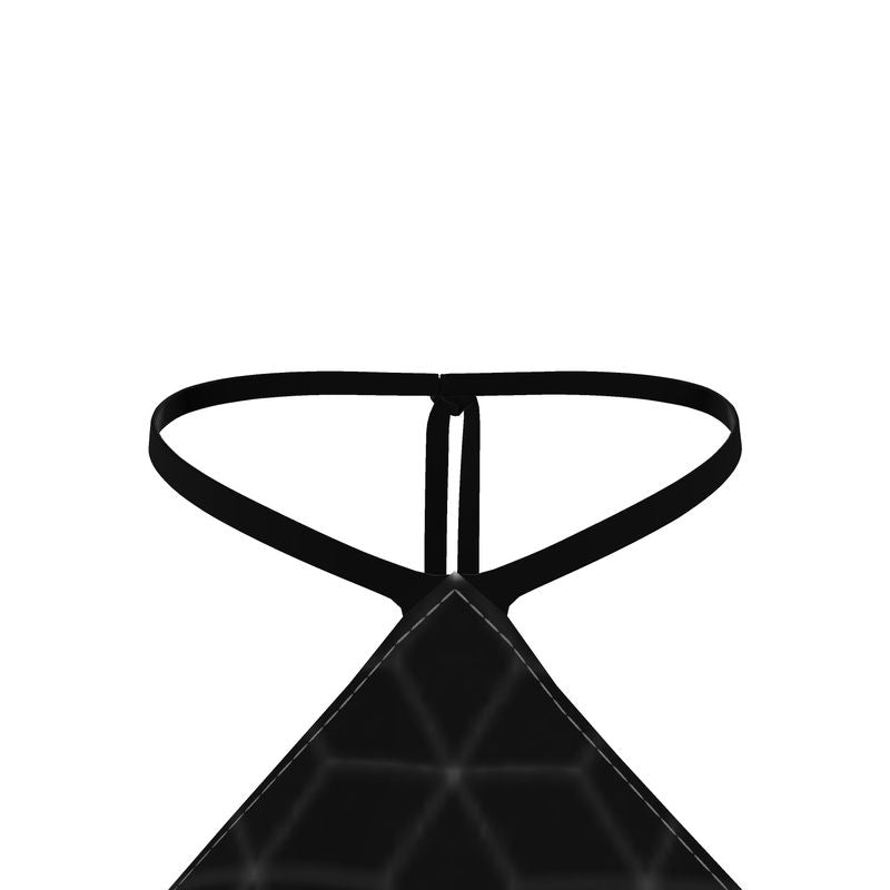 Knotted Halterneck | Midnight Matrix | A01 Mono