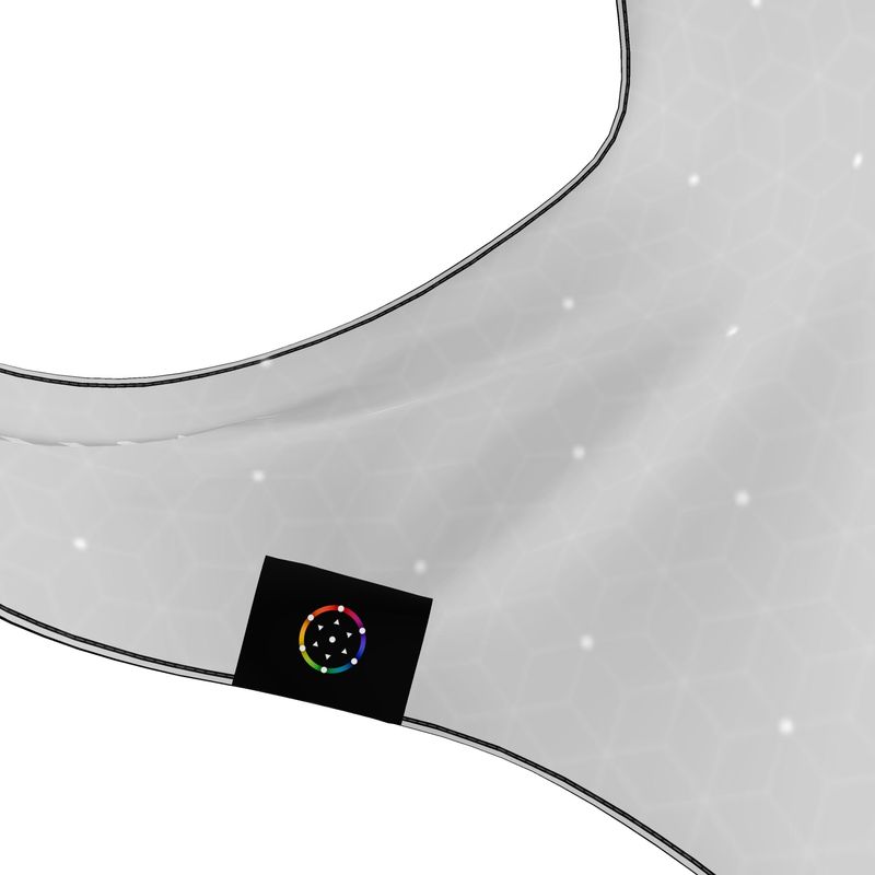 Knotted Halterneck | Midnight Matrix | A01 Mono